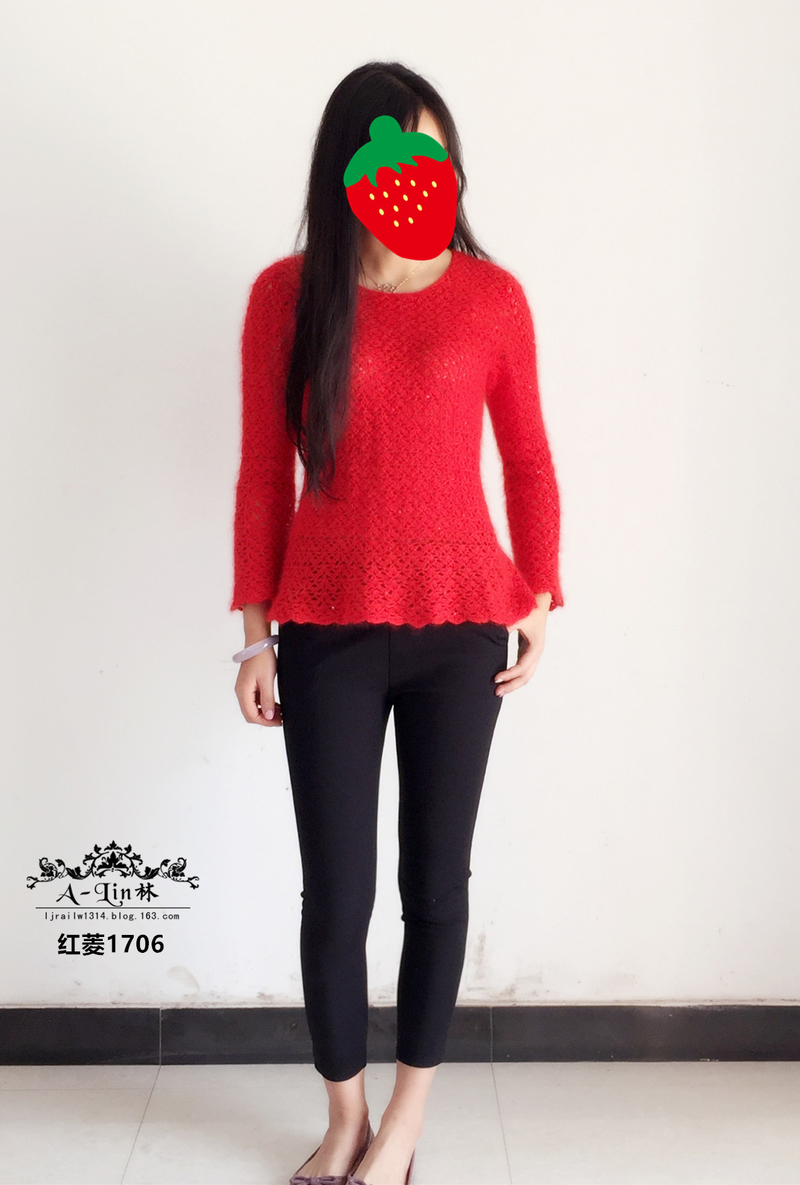 【A-Lin林】红菱--无需打底的精致钩衣1706 - A-Lin林 - A-Lin的手工博客