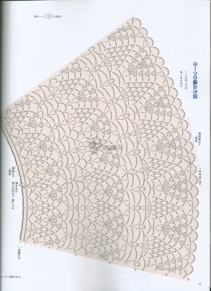 1669——花蔓——从上往下钩的美丽段染衣 - ty - ty 的 编织博客