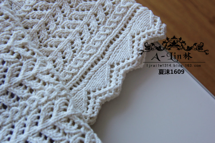 【A-Lin林】夏沫--横织镂空花边罩衫201609 - A-Lin林 - A-Lin的手工博客