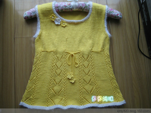 『多多妈咪』水柠檬---宝宝背心裙（201522） - 多多妈咪 - 多多妈咪の编织小窝窝