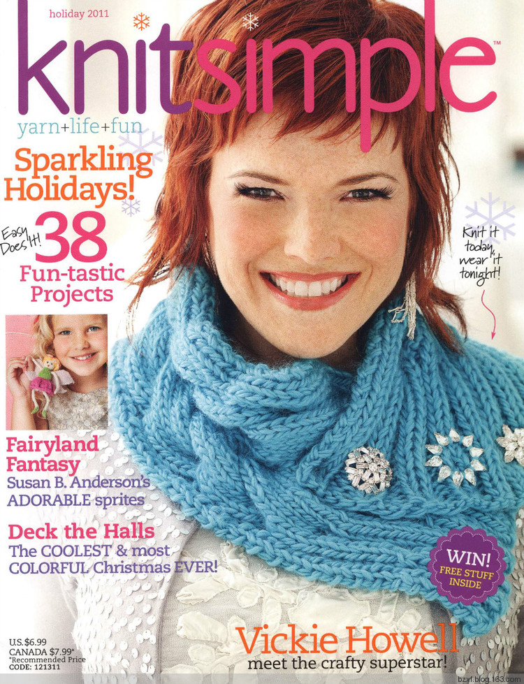 Knit Simple - Holiday 2011 - 编织幸福 - 编织幸福的博客